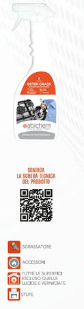 Abichem 1lt DETER GRASS sgrassatore concentrato multiuso