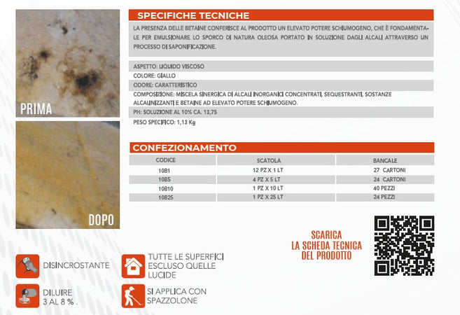 Abichem 1lt DETER POWER sgrassante super potente