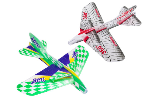 Aereoplano di Polistirolo 18.5cm 2 colori assortiti