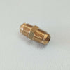 Niples condizionamento 1/4 x 1/4 diametro 6mm in ottone senza dadi per unire tubo rame