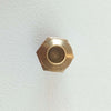 Niples condizionamento 1/4 x 1/4 diametro 6mm in ottone senza dadi per unire tubo rame