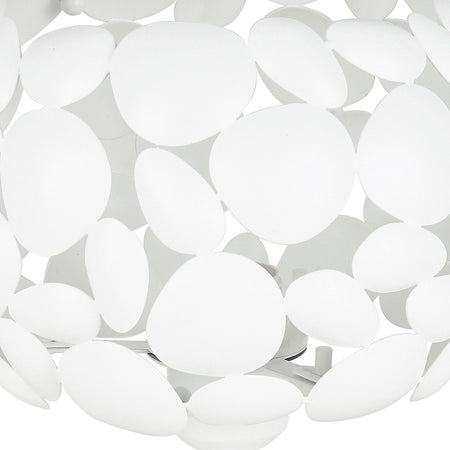 Lampada da tavolo 60W E27 diametro 22cm bianca GRAPE