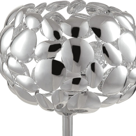 Lampada da tavolo 60W E27 diametro 22cm cromo GRAPE