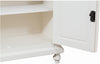 Biscottini Biscottini Vetrina Credenza Shabby Chic Legno Massello Tiglio 107x43x238 Italy