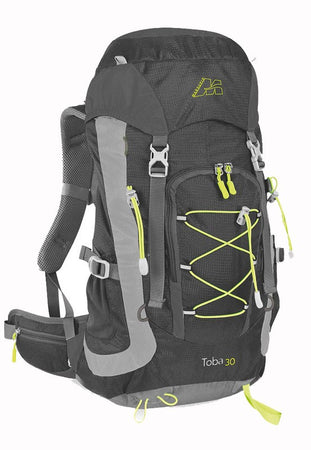 Marsupio Zaino trekking unisex TOBA 30 Lt Grigio