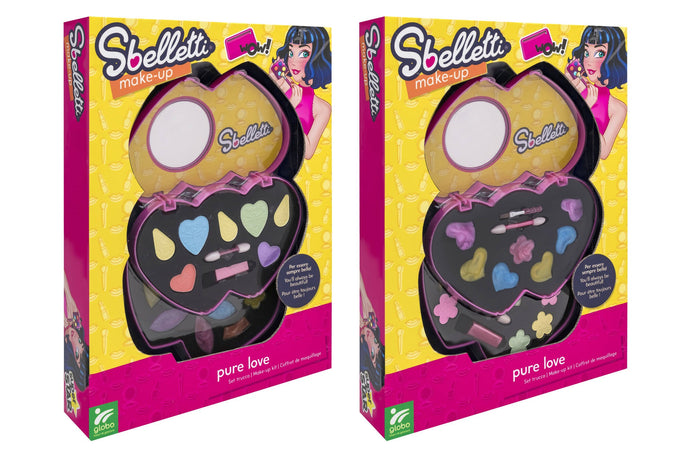 Sbeletti Trucchi Cuore Doppio 2 Livelli 2 Assortimenti