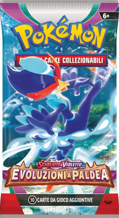 Scarlatto e Violetto Evoluzioni a Paldea busta singola 10 carte