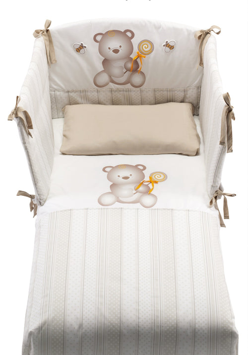Azzurra - Coordinato Tessile Lettino mod. Dolcemiele