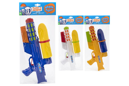 Pistola d'Acqua a Pompa 45cm 3 colori assortiti