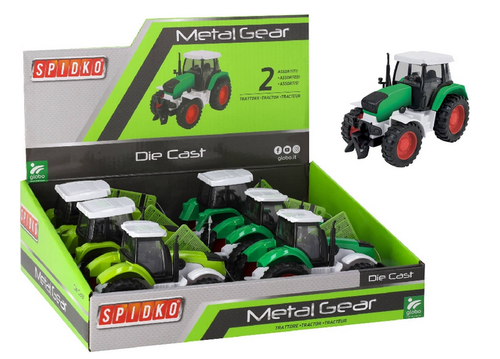 Trattore D-Cast Ruota Libera 1:32 2 Assortimenti