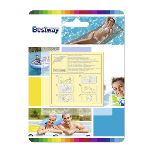 KIT 10 PZ TOPPE RIPARAZIONE PISCINA RIPARA GOMMONI GONFIABILI BUCO PISCINE TOPPA RESISTENTE