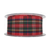 Nastro Tartan con motivo scozzese per decorazioni e confezioni natalizie 6,3 cm x 10 m