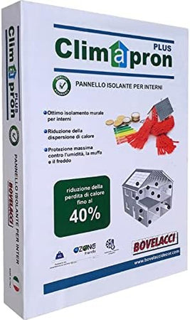 Foglio di Polistirolo Estruso Climapron Plus Isolamento Termico e Acustico 80 x 250 cm