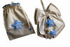 Fiocco nascita in cotone personalizzabile fatto a mano 35 x h 40 cm Made in Italy