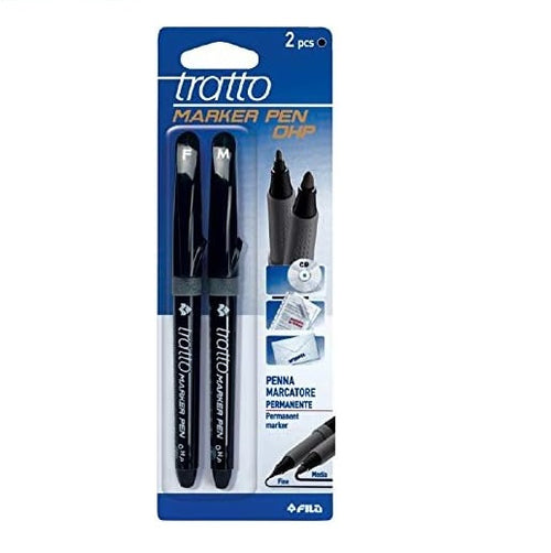 FILA - TRATTO MARKERPEN OHP FM NERO 2 P BL