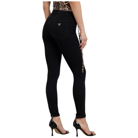 Guess jeans skinny nero 1981 W2YA46 D4PZ1 CBL1 Jeans Guess