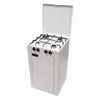 CFParker Fornello Cucina a Gas Gpl / Metano 4 Fuochi Bruciatore da 3,5 Kw con Mobile Portabombola Mod. 541CBGP/C