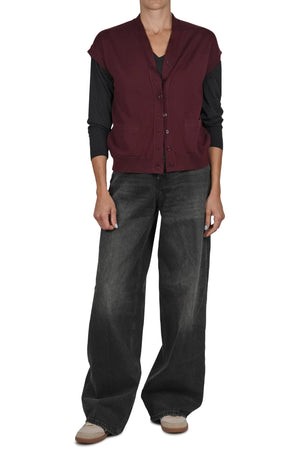 ALPHA STUDIO - Gilet - 461199 - Bordeaux da donna
