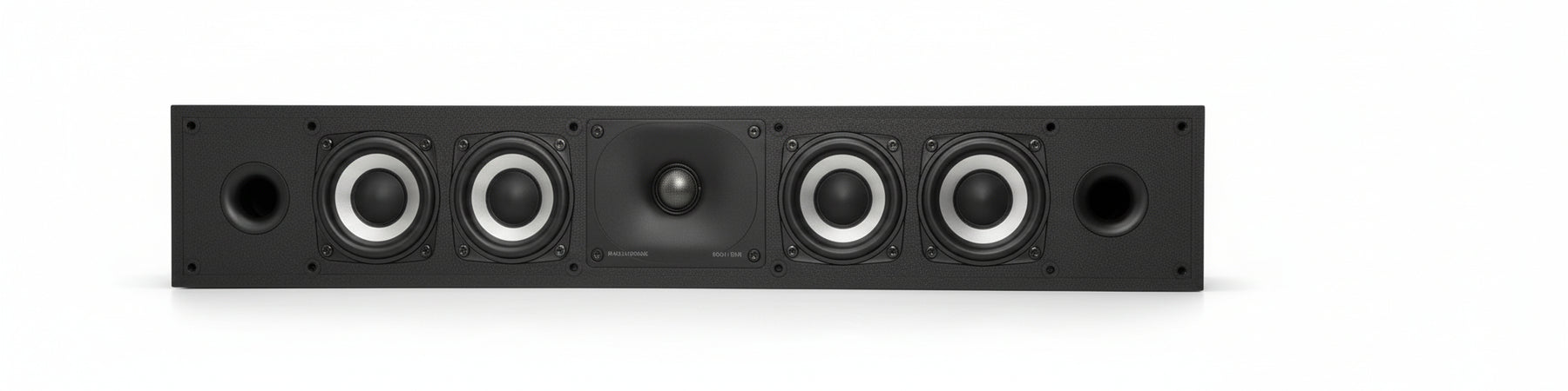 Polk Audio Monitor XT35 sottile altoparlante centrale con certificazione Hi-Res, compatibile con Dolby Atmos e DTS:X