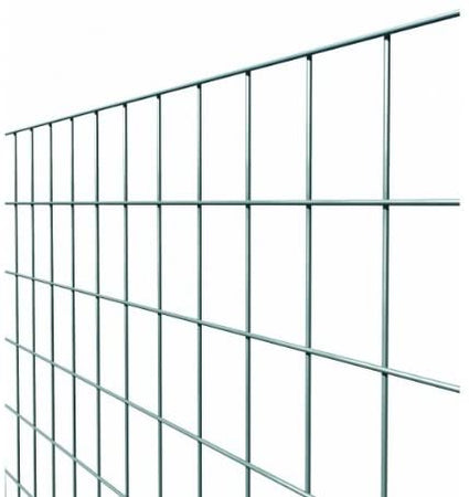 Rete elettrosaldata per recinzione in metallo, maglia rettangolare 75 x 50 mm