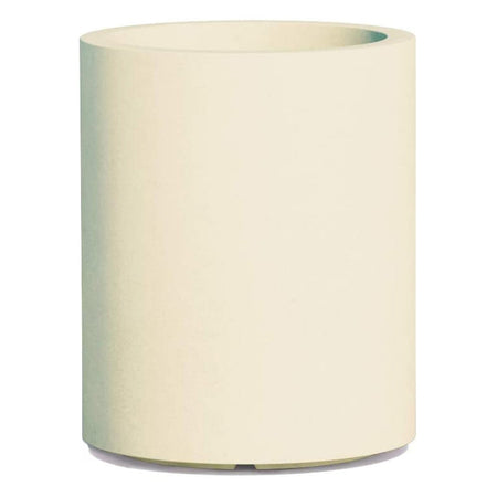 Vaso Cromia Venusio cilindrico decorazione in resina "Made in Italy" da Ø 40 x h 50 cm