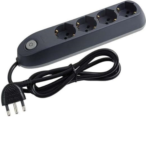 BTICINO - MULTIPRESA POKER-4 PRESE P40 INTERR.GRIG