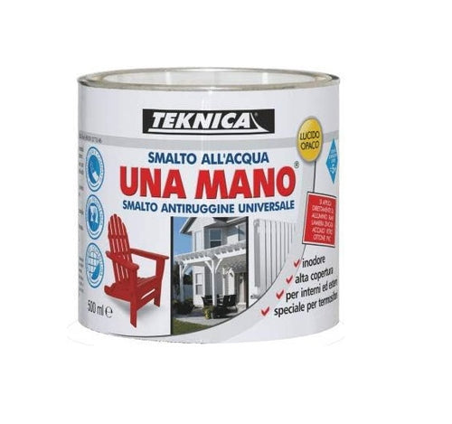 TEKNICA - UNAMANO SMALTO ALL'ACQUA BLU OPACO 500ML