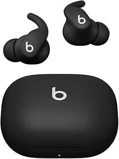 PowerBeats Fit Wireless Workout In-Ear Headphones with Noise Cancellation, IPX4, Up to 30 Hours Battery Life with Charging Case, Compatible with Apple and Android, Diamond Black