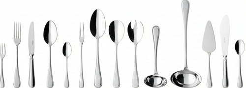 Villeroy & Boch Kreuzband-Septfontaines Servizio Tavola, 70 Pezzi Mestolo, Acciaio - 18 / 10, Argento