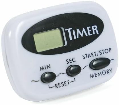 Timer da cucina con cronometro, con funzioni pausa e reset e attacco magnetico posteriore