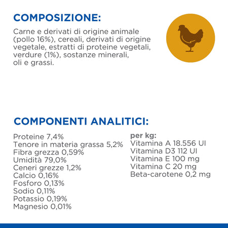 Hill's Healthy Cuisine spezzatino Gatti Adulti Multigusto 12x80 gr