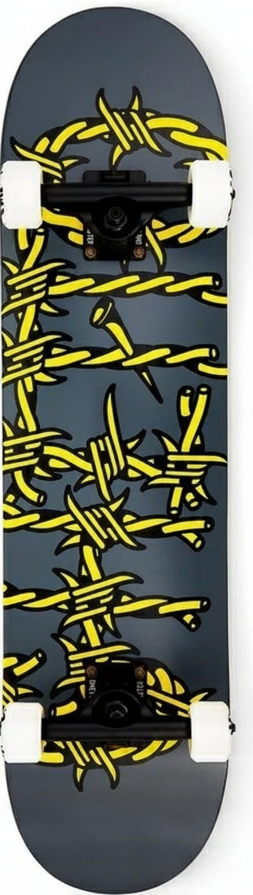 Skateboard GHETTOBLASTER COMPLETE BARDEDWIRE GRY 7,87”