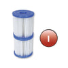 FILTRI FILTRO DI RICAMBIO CARTUCCIA CARTUCCE POMPA POMPE PISCINA MODELLO INTEX BESTWAY (MODELLO I 2 PZ)