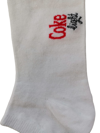 Coca Cola Light Calzini Corti Bianco