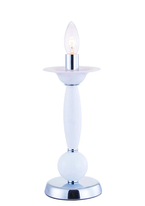 Lumetto Moderno Acrilico Bianco Interno E14