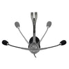 Cuffie con microfono Logitech H110 - Cavo 3.5mm - Argento/nero (981-000271)