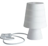 Lampada da tavolo originale in silicone color bianco 40 watt E14