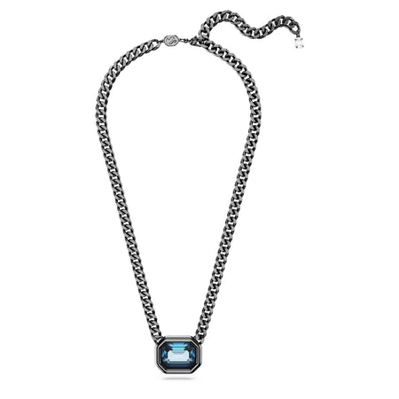 Swarovski Pendente Imber Taglio ottagonale, Blu, Placcato rutenio