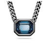 Swarovski Pendente Imber Taglio ottagonale, Blu, Placcato rutenio