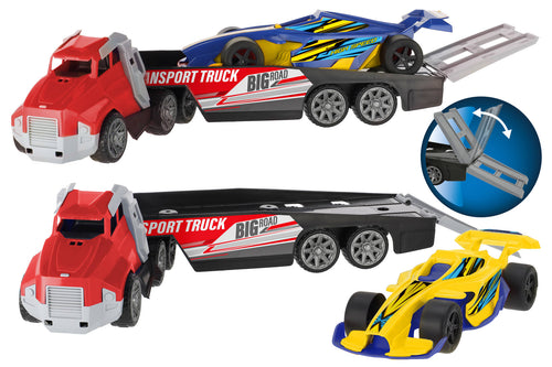 Porta Auto Mega con 1 Auto Formula 2 Colori Assortiti