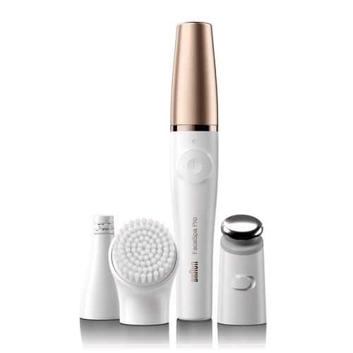 Braun facespa pro se911, bellezza viso epilatore tutto-in-uno, incluso epilatore per il viso con dieci micro fori, testina tonificante e spazzola di pulizia, ricaricabile con 90 minuti di uso senza fili - 4210201185789