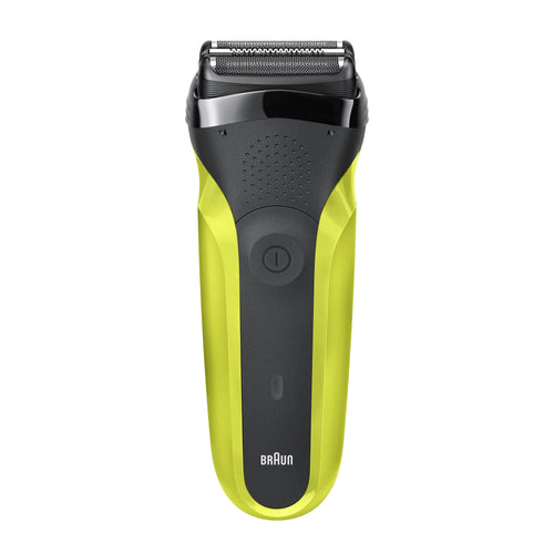 Braun series 3 300 rasoio elettrico barba, nero/verde elettrico - 81702940