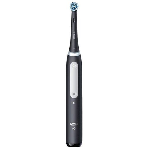 Oral-b io spazzolino elettrico ricaricabile 4s nero, 1 testina di ricambio, 1 custodia da viaggio - 4210201414902