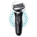Braun series 7 71-n1000s rasoio nero - 71 N1000S