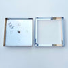 Sigillo 530 x 530 x H 50mm chiusino di acciaio inox leggero da riempimento