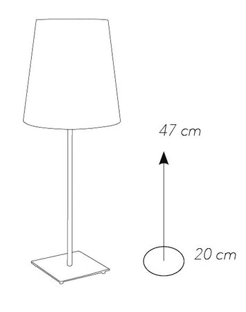 Lampada Lampade da tavolo Bianco