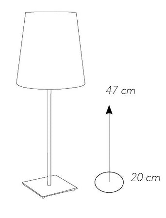 Lampada Lampade da tavolo Grigio