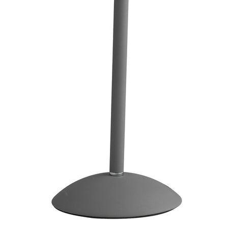 Lampada da Tavolo Scrivania Orientabile Metallo Grigio Interno Moderno E27
