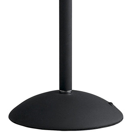 Lume Orientabile Metallo Nero Lampada da Tavolo Moderna E27