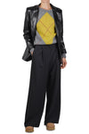 LA FEMME BLANCHE La Femme Blanche - Maglia - 461454 - Grigio/Giallo da donna